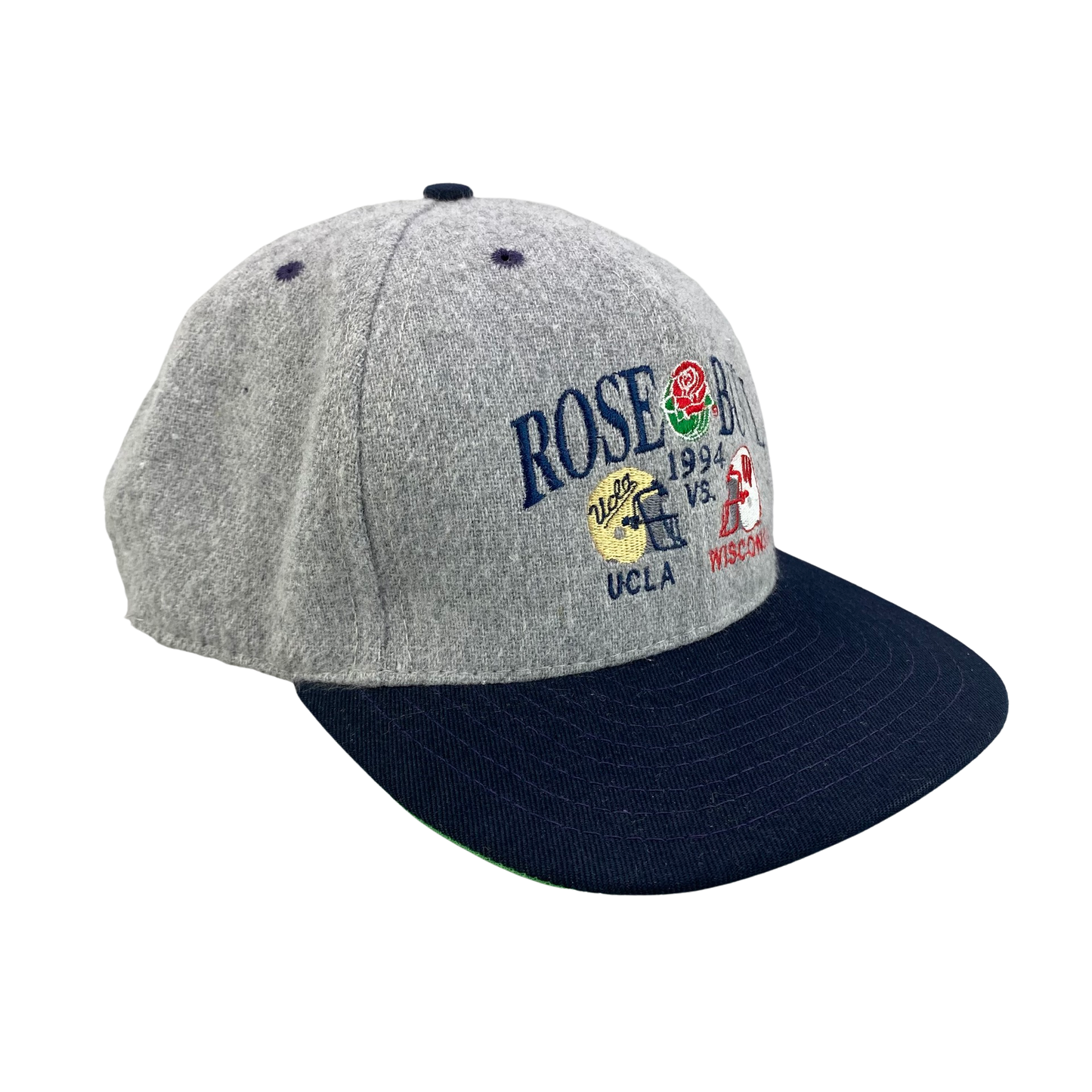 Vintage 90s 1994 Rose Bowl UCLA Bruins vs Wisconsin Badgers College Football Hat