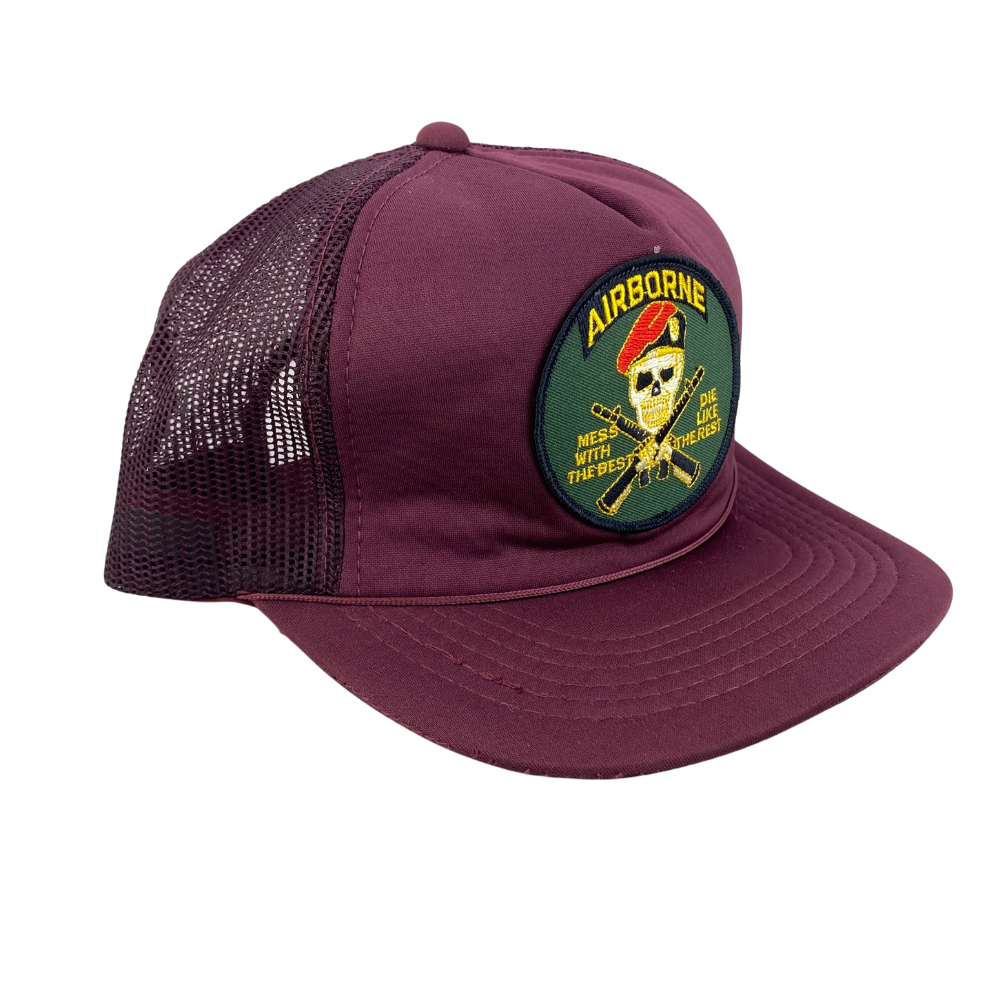 Vintage Army Airborne Military Patch Hat