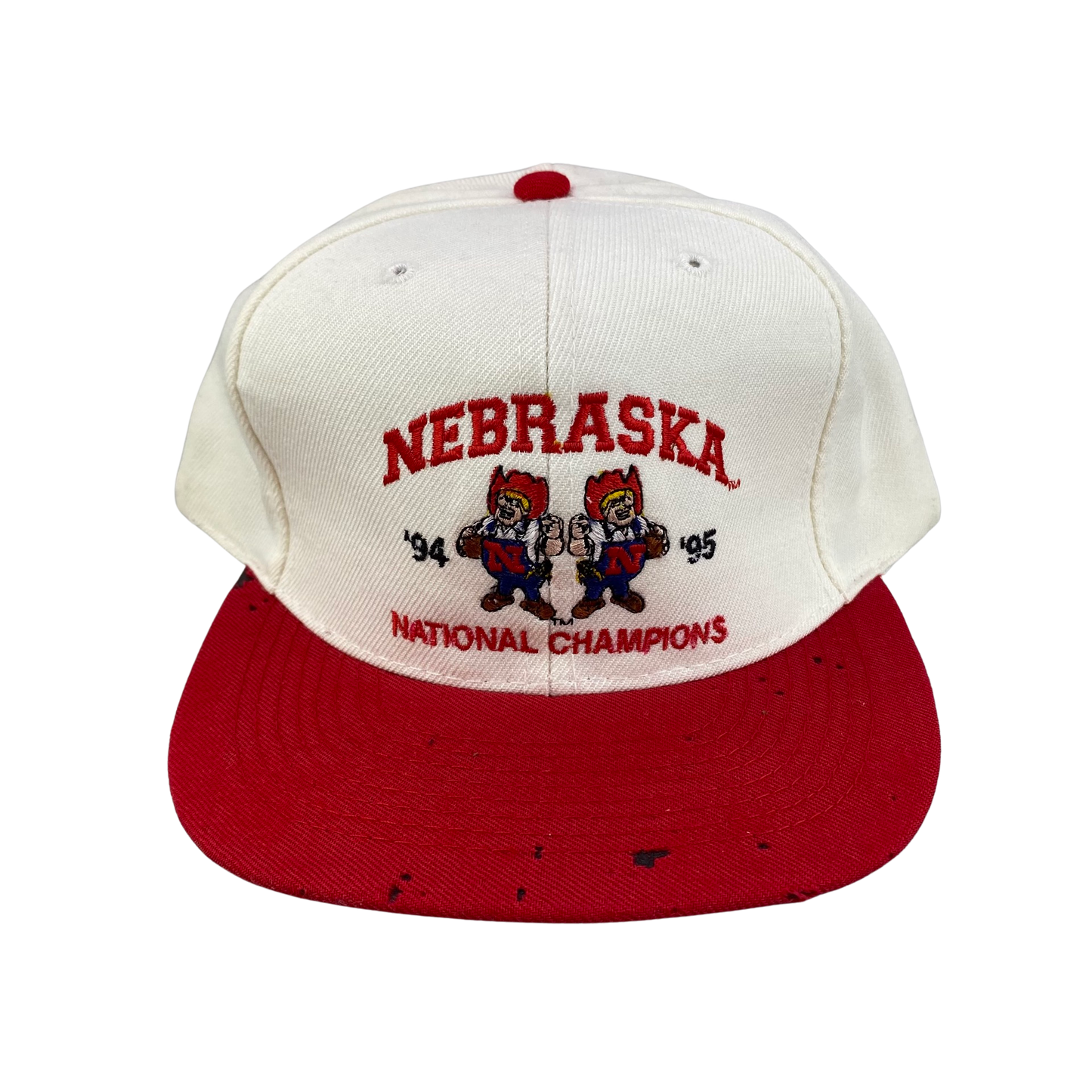 Vintage 90s Nebraska Huskers College Football Hat