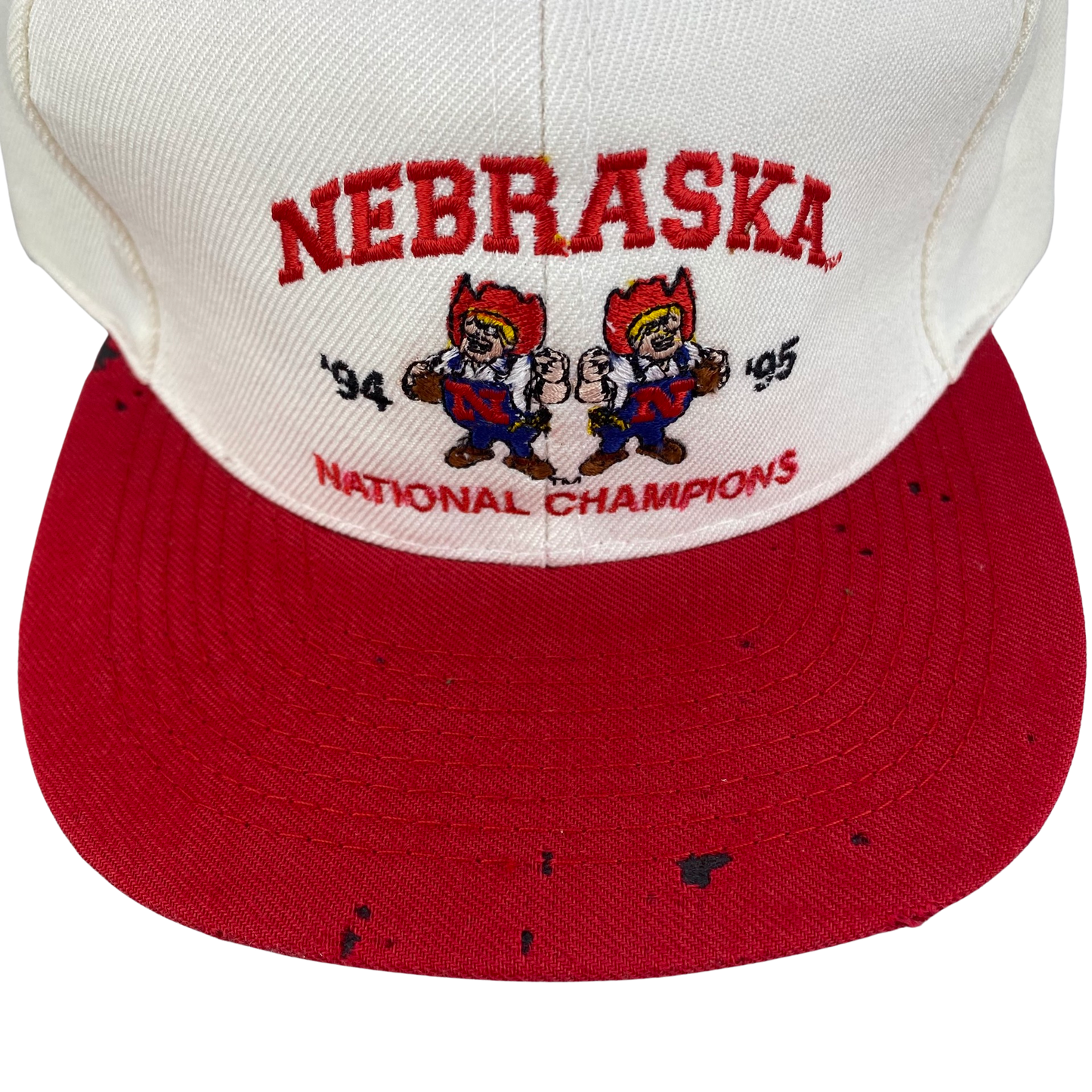 Vintage 90s Nebraska Huskers College Football Hat