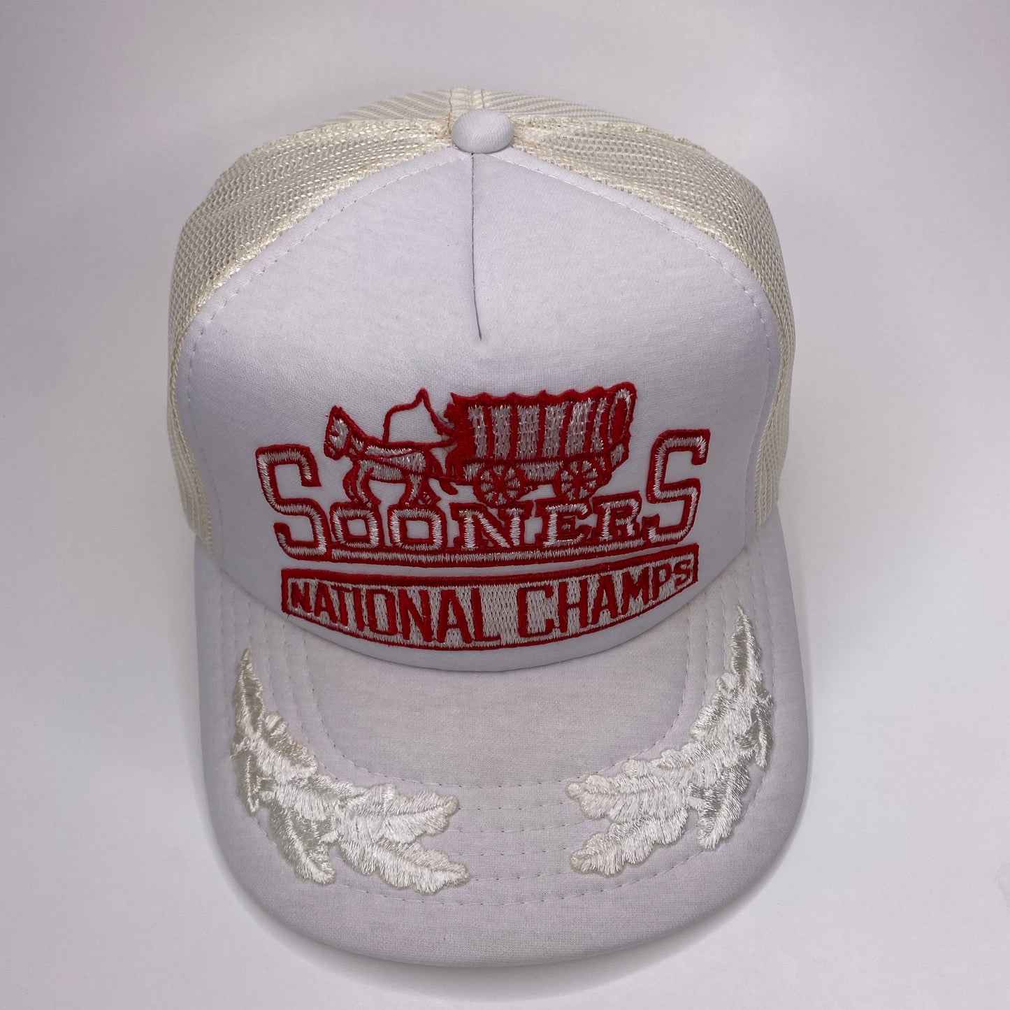 Vintage 80s Oklahoma Sooners Football National Champions Hat