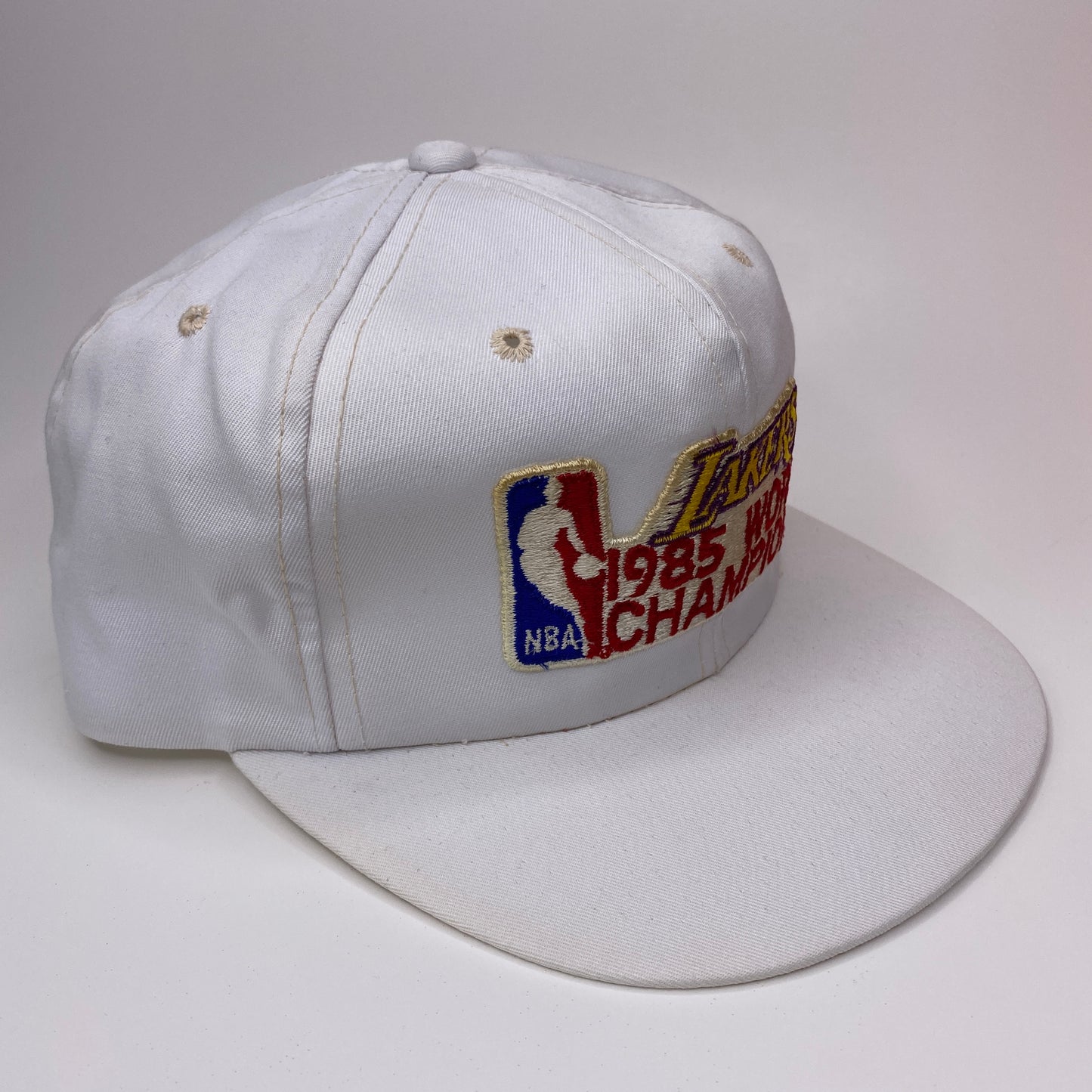Vintage 1985 Los Angeles Lakers World Champions Hat - B