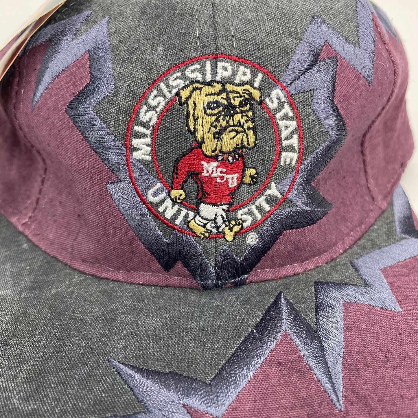 Vintage 90s Mississippi St Bulldogs Drew Pearson Hat