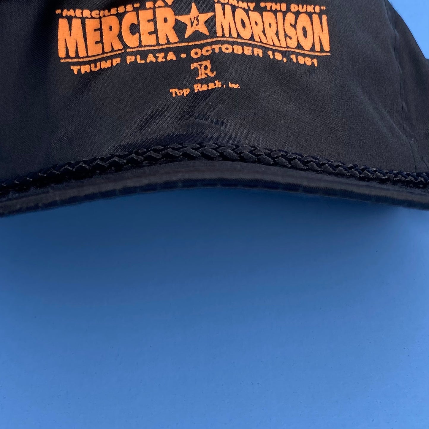 Vintage 90s Ray Mercer vs Tommy Morrison “Test of Courage” Boxing Fight Hat