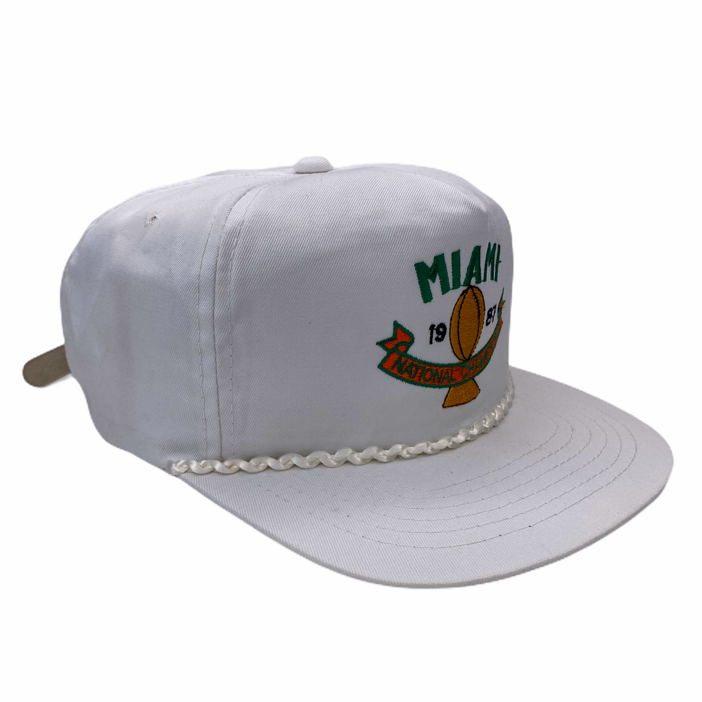Vintage 1987 Miami Hurricanes National Champions Hat