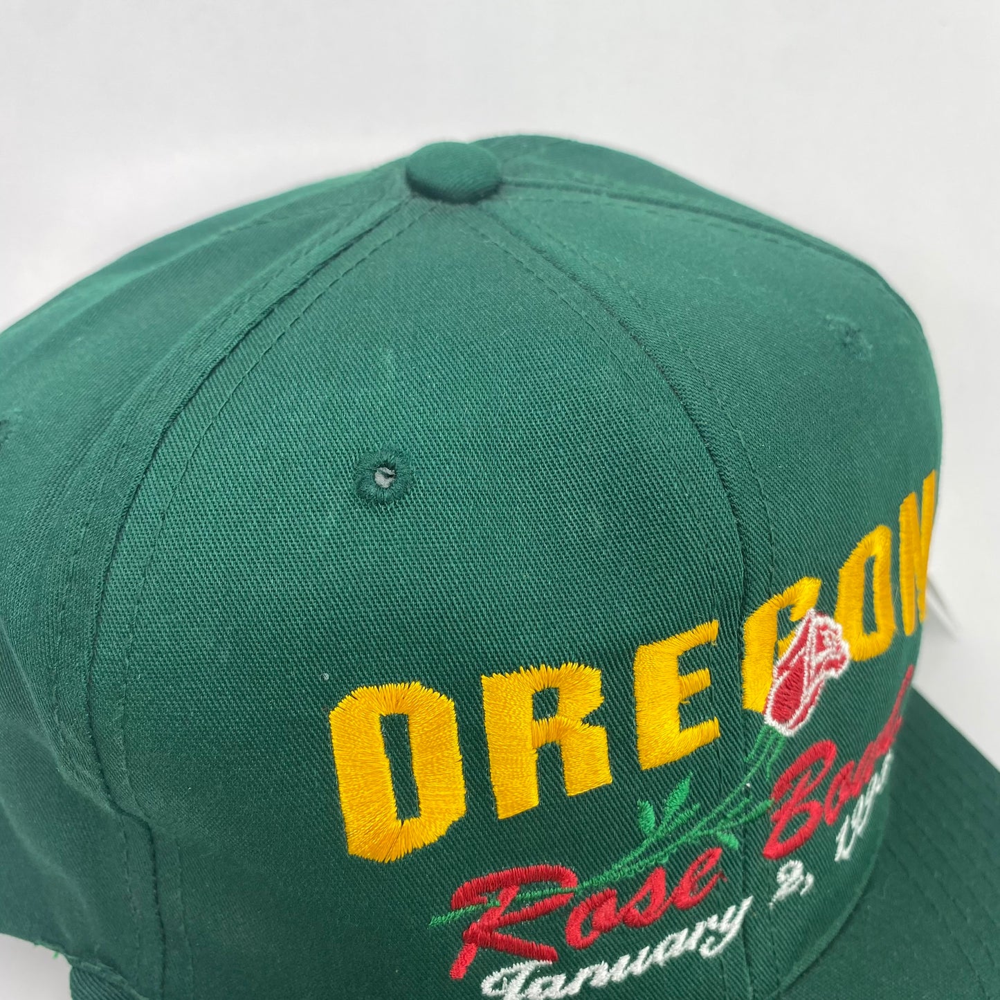 Vintage 90s 1995 Oregon Ducks Rose Bowl Game College Football Hat