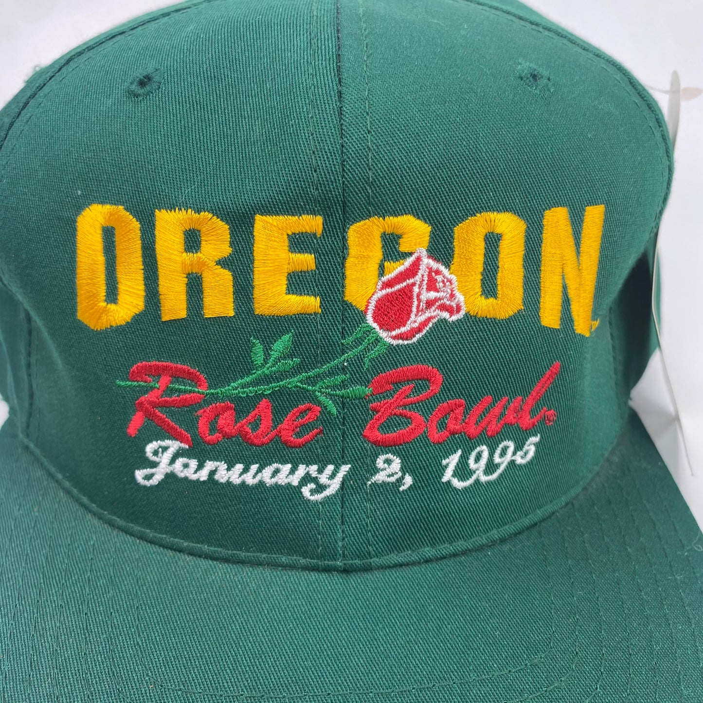 Vintage 90s 1995 Oregon Ducks Rose Bowl Game College Football Hat
