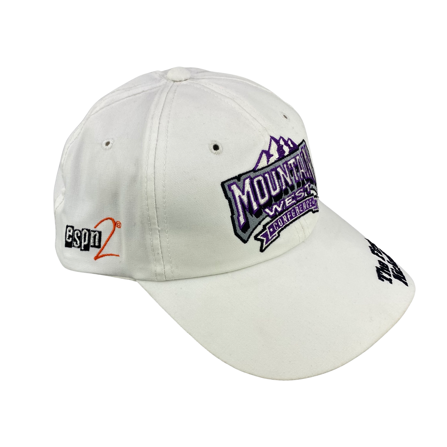 Vintage 90s CSU Rams vs BYU Cougars Mountain West ESPN2 Hat