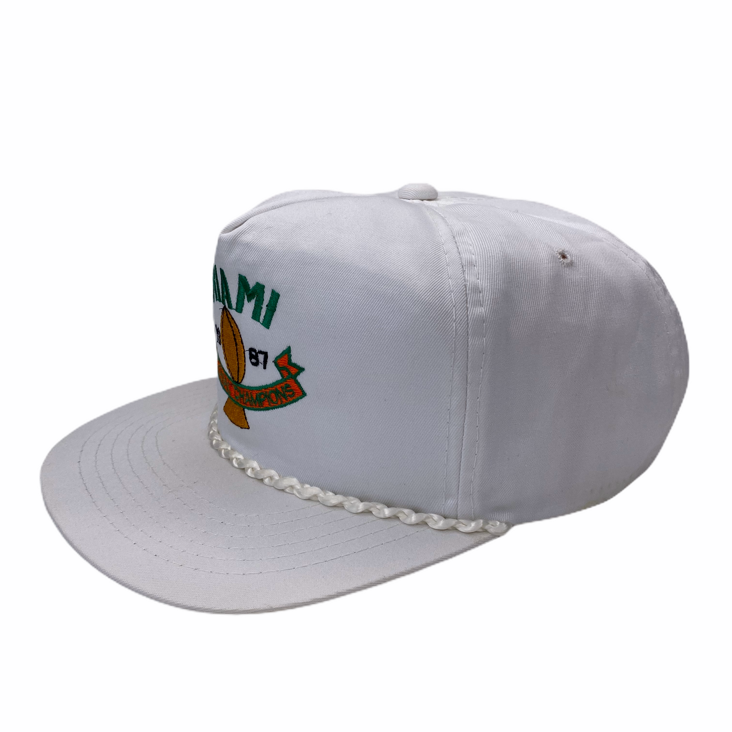 Vintage 1987 Miami Hurricanes National Champions Hat