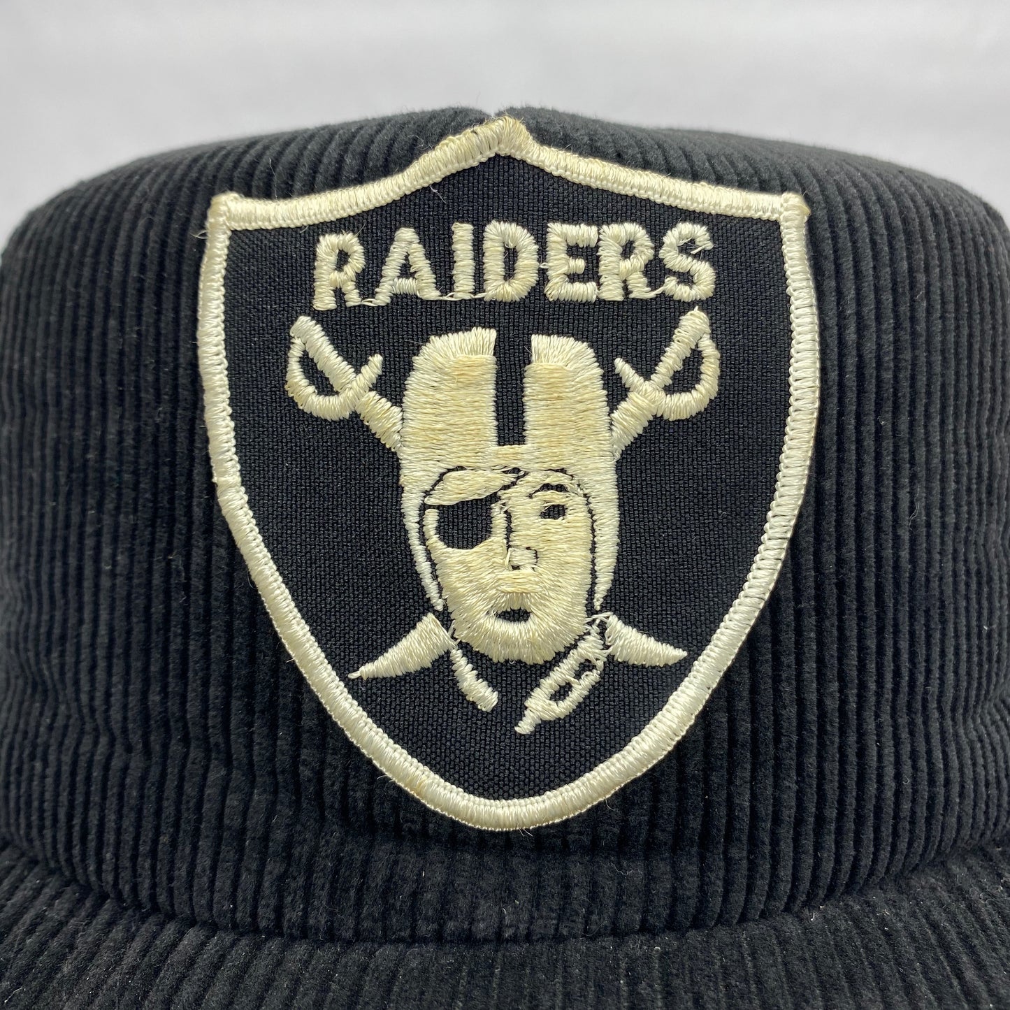 Vintage Los Angeles Raiders Corduroy Big Logo Hat