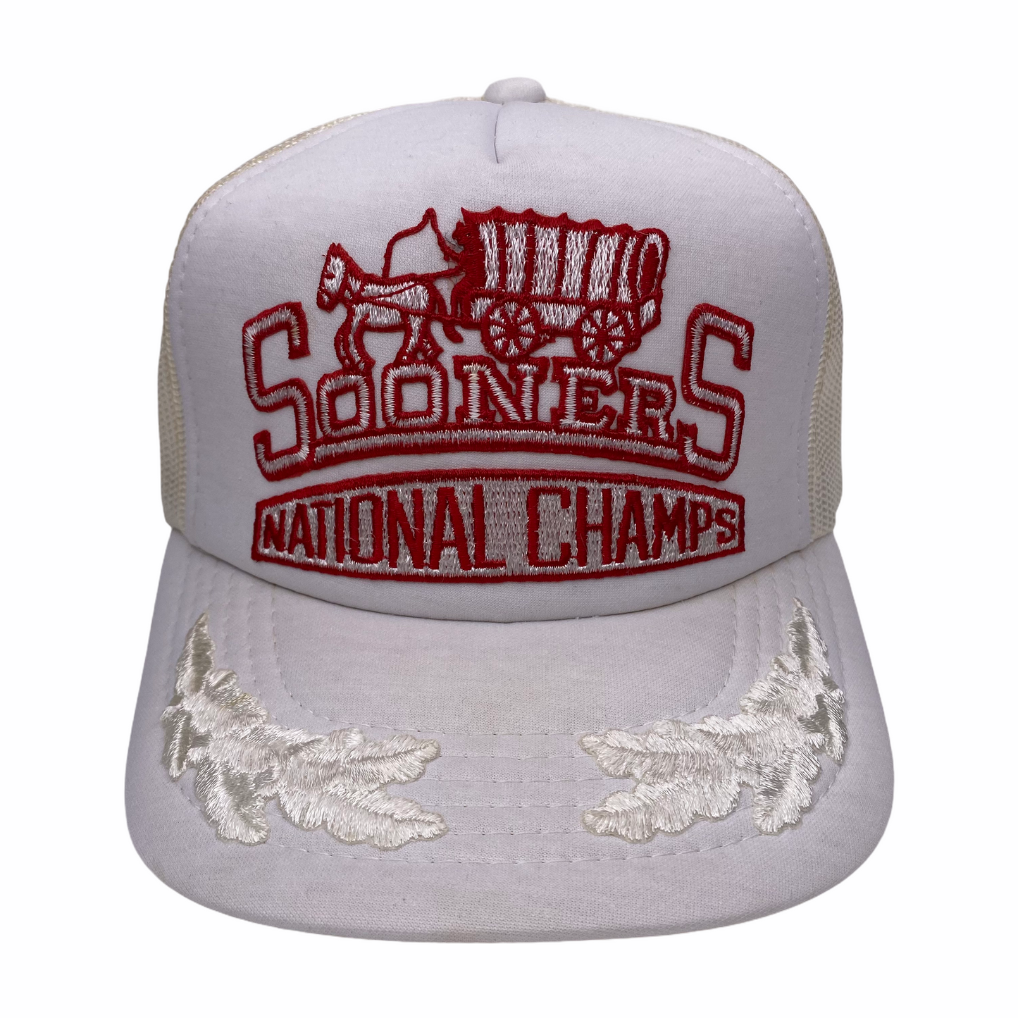 Vintage 80s Oklahoma Sooners Football National Champions Hat