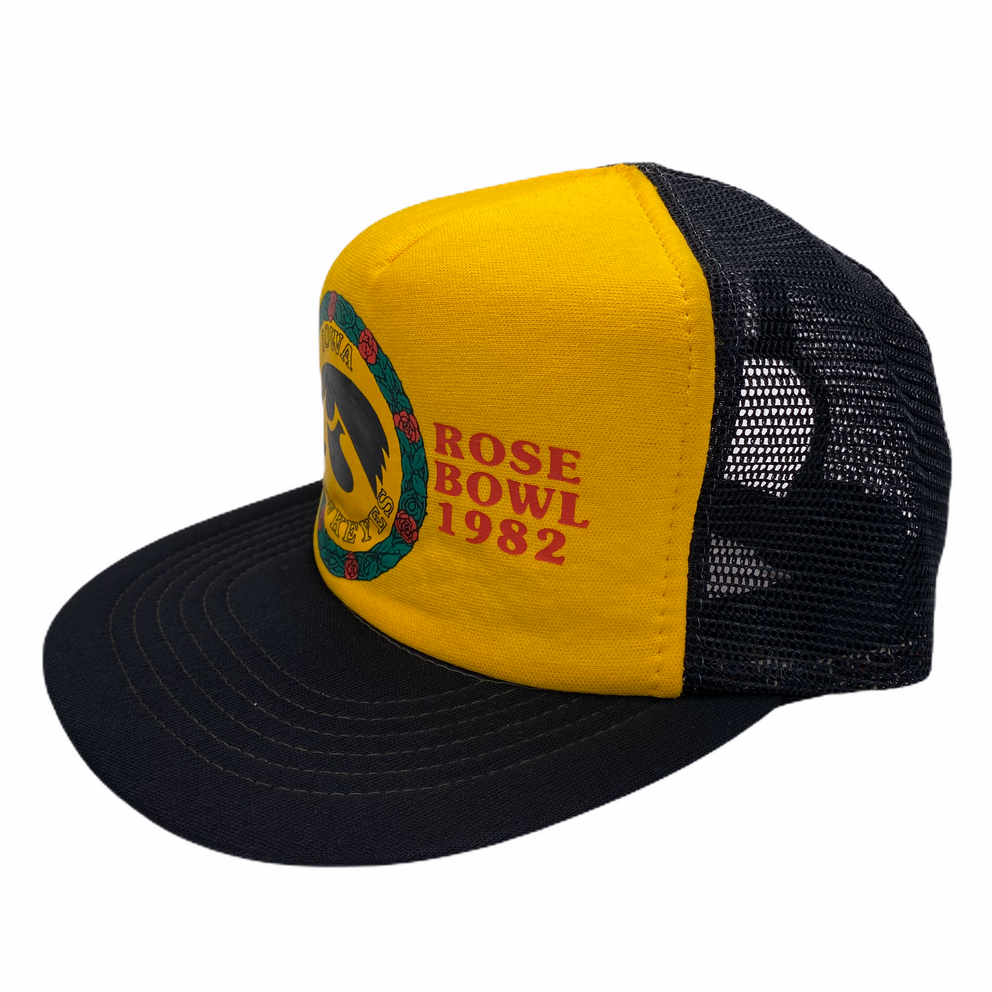 Vintage 80s Iowa Hawkeyes - 1982 Rose Bowl Football Hat