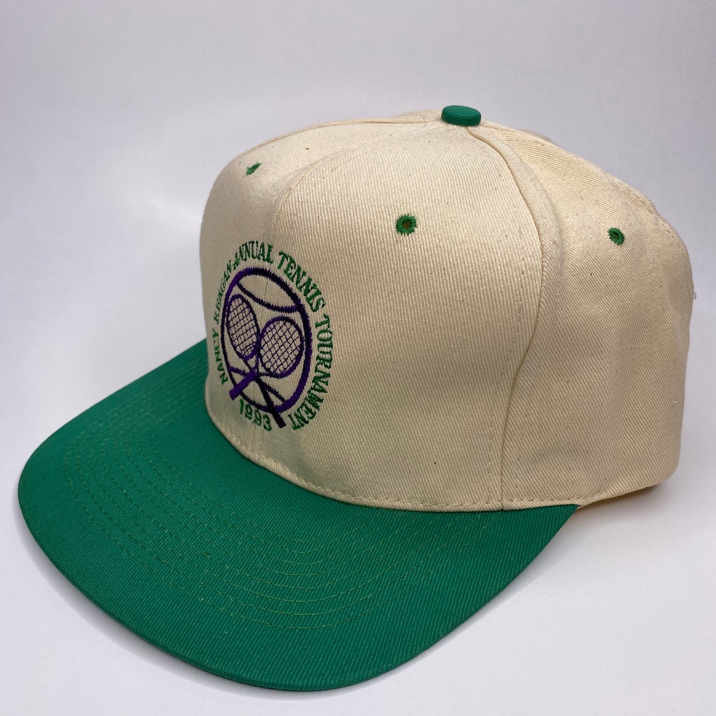 Vintage 90s 1993 Nancy Reagan Tennis Tournament Hat