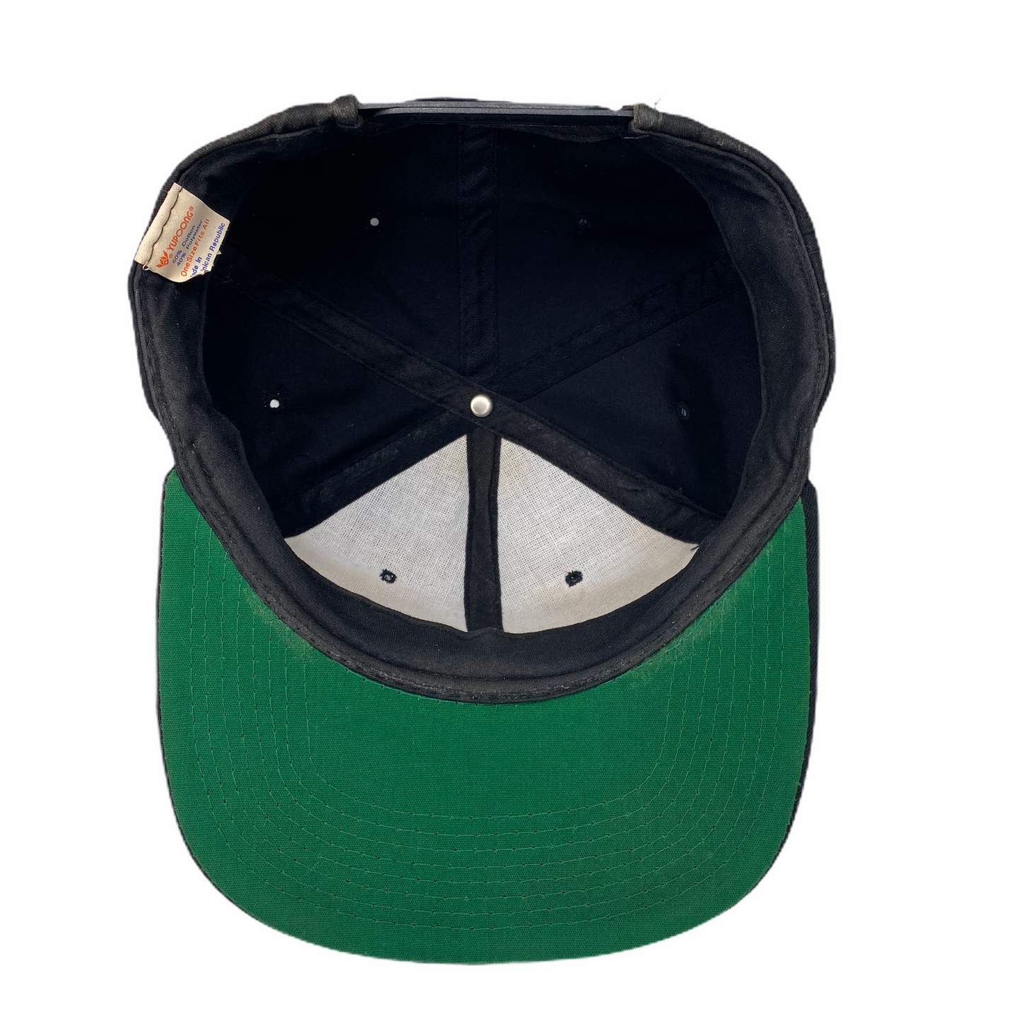 Vintage 1991-1992 Chicago Bulls Back to Back World Champs Hat (Black)