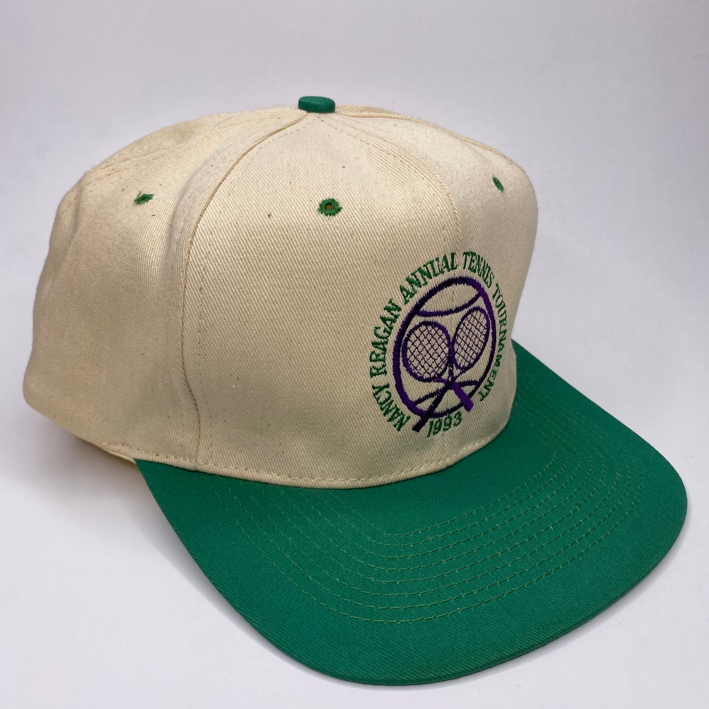 Vintage 90s 1993 Nancy Reagan Tennis Tournament Hat