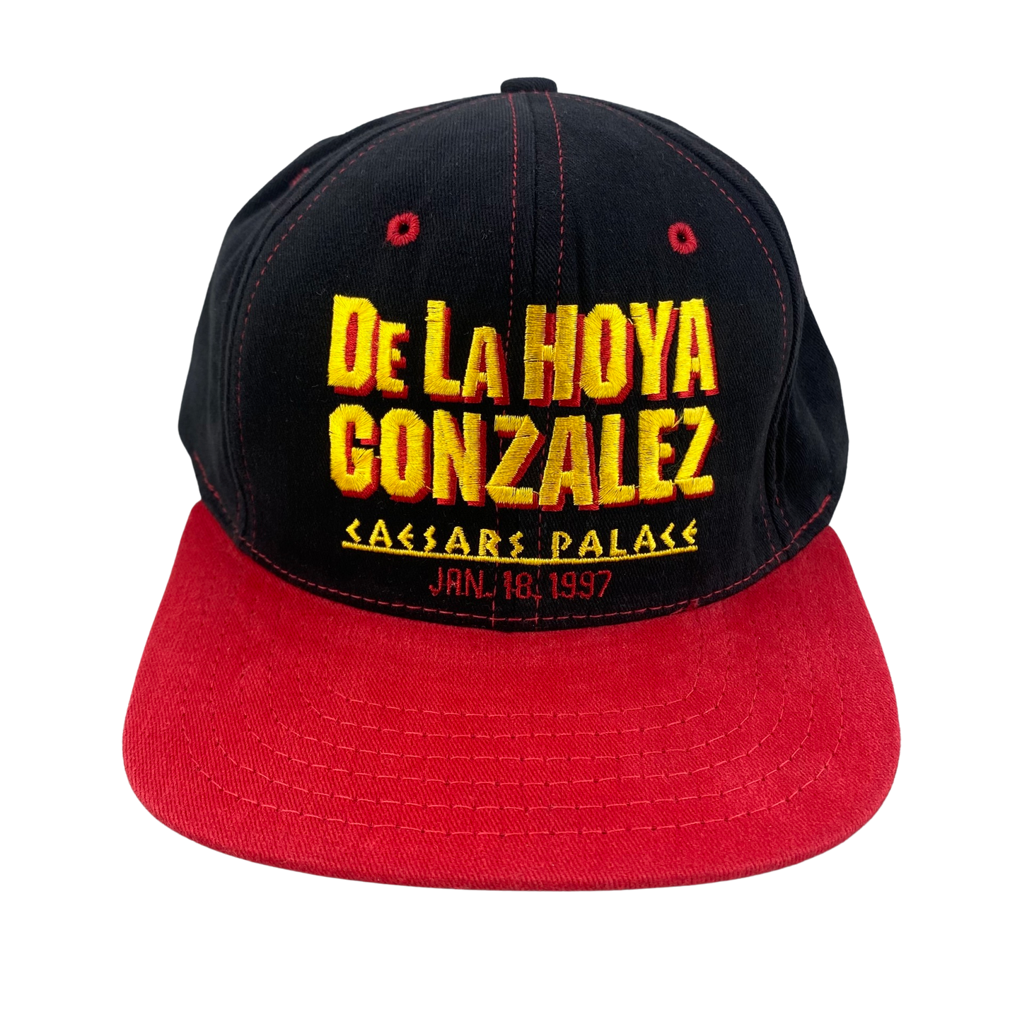 Vintage 90s Oscar De La Hoya vs Miguel Angel Gonzalez Boxing Event Hat