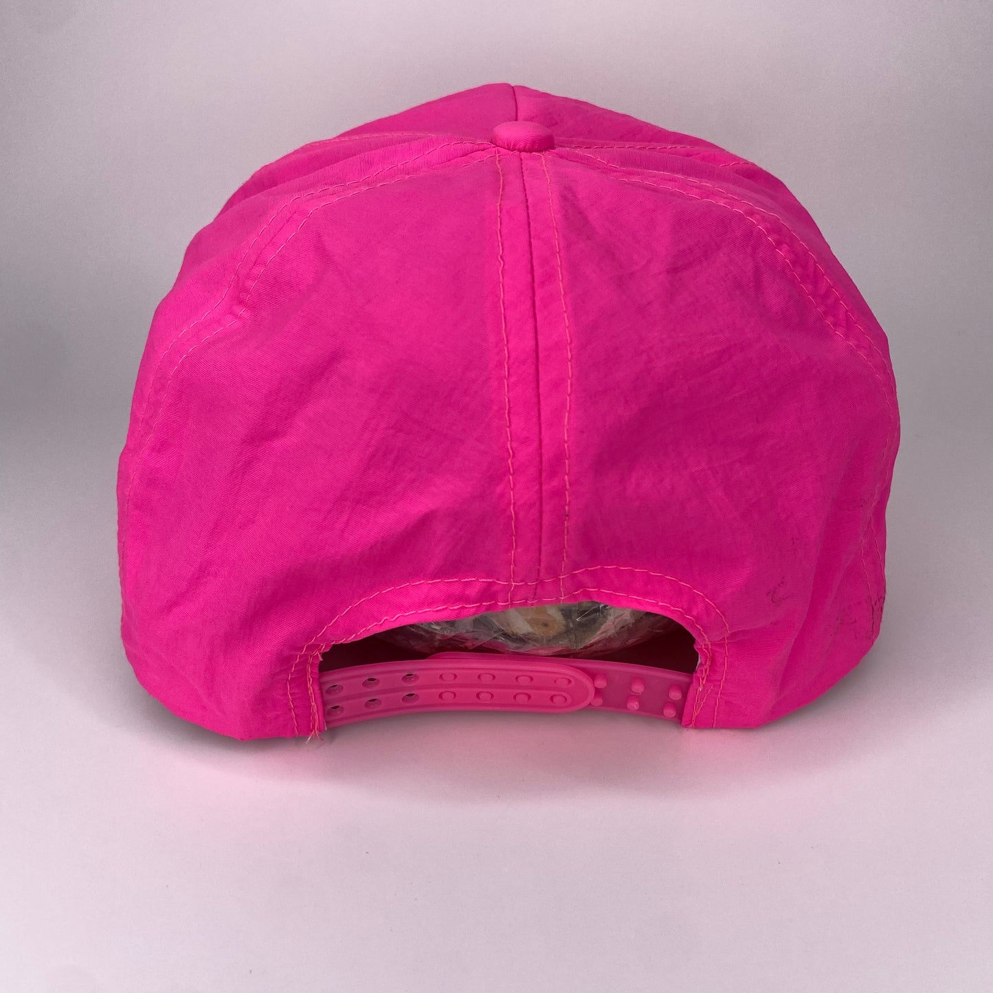 Vintage 90s Delta Zeta Sorority Neon Hat