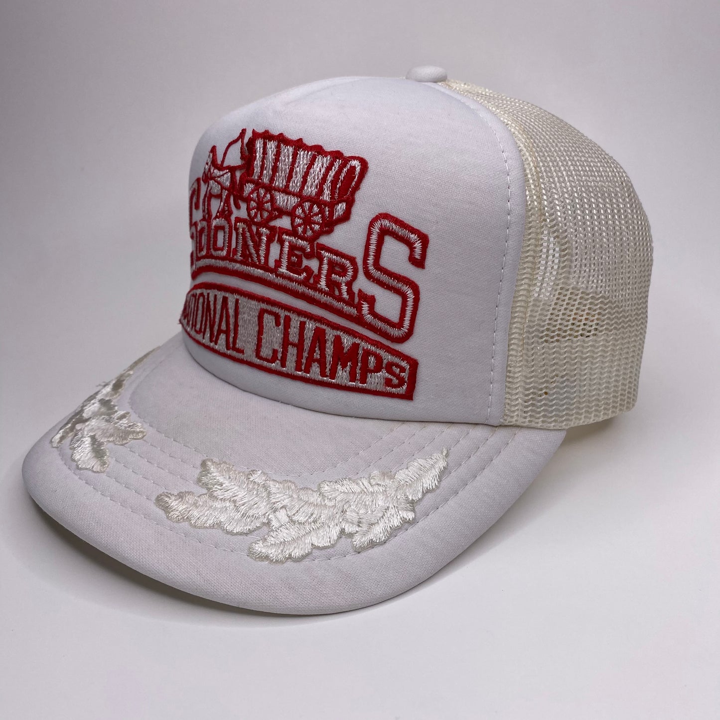 Vintage 80s Oklahoma Sooners Football National Champions Hat