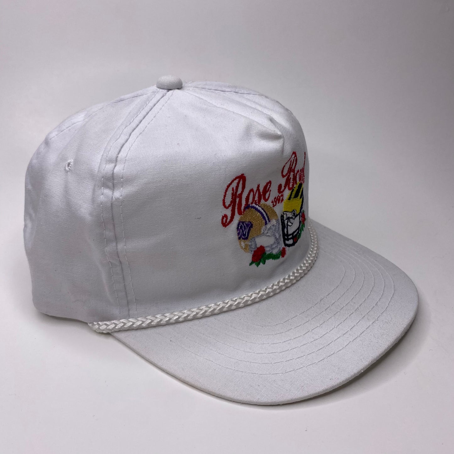 Vintage 90s Rose Bowl - Washington Huskies vs Michigan Wolverines Rose Bowl Hat
