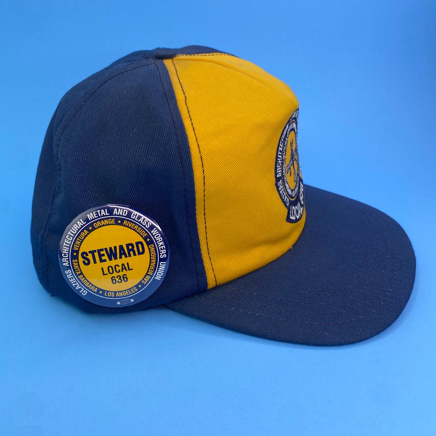 Vintage 90s Glaziers Architectural Metal & Glass Worker’s Union Hat