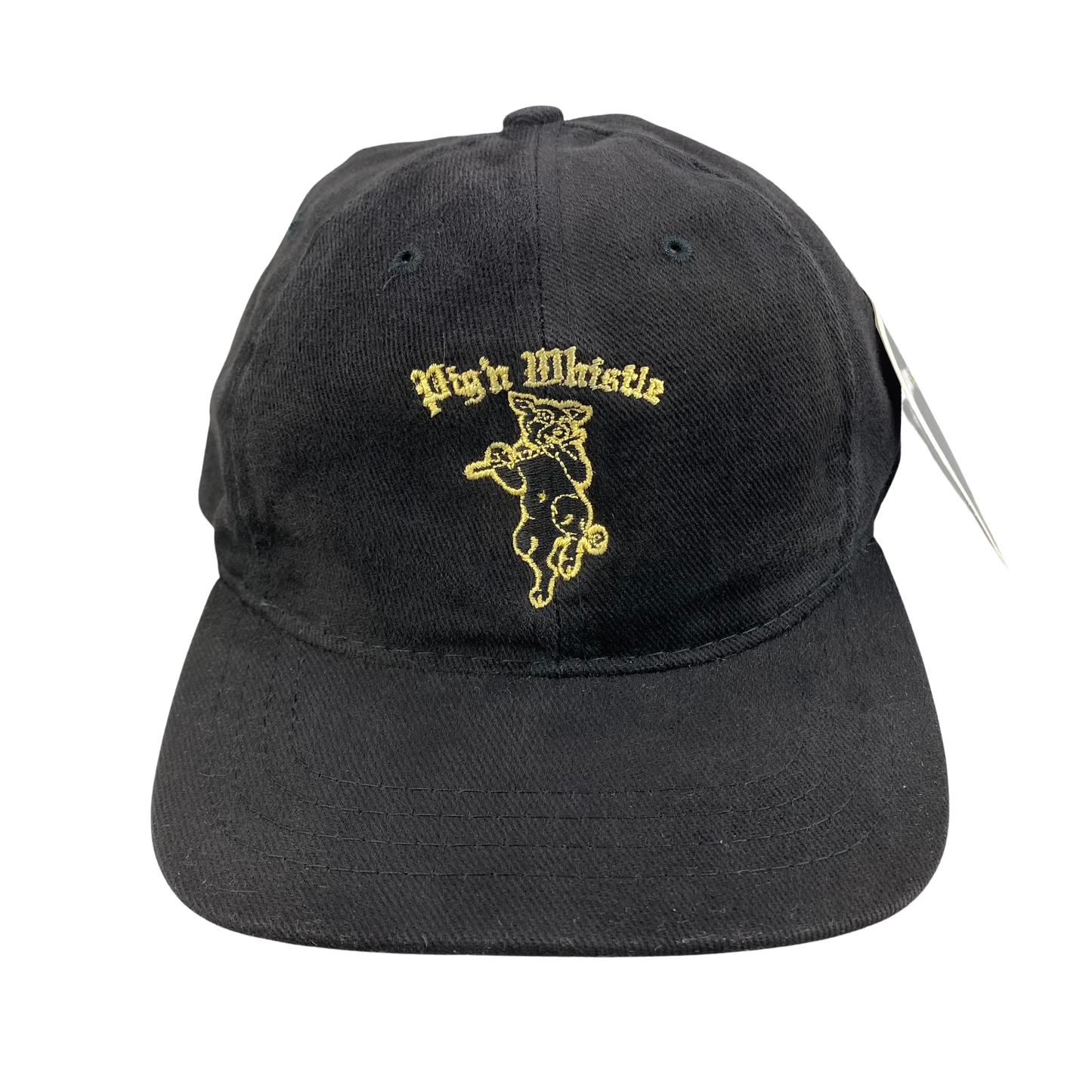 Vintage Pig N Whistle Hollywood California Hat - Black