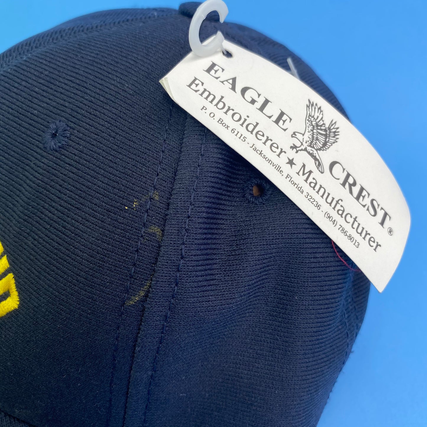 Vintage US Navy Band Naples Italy Military Hat