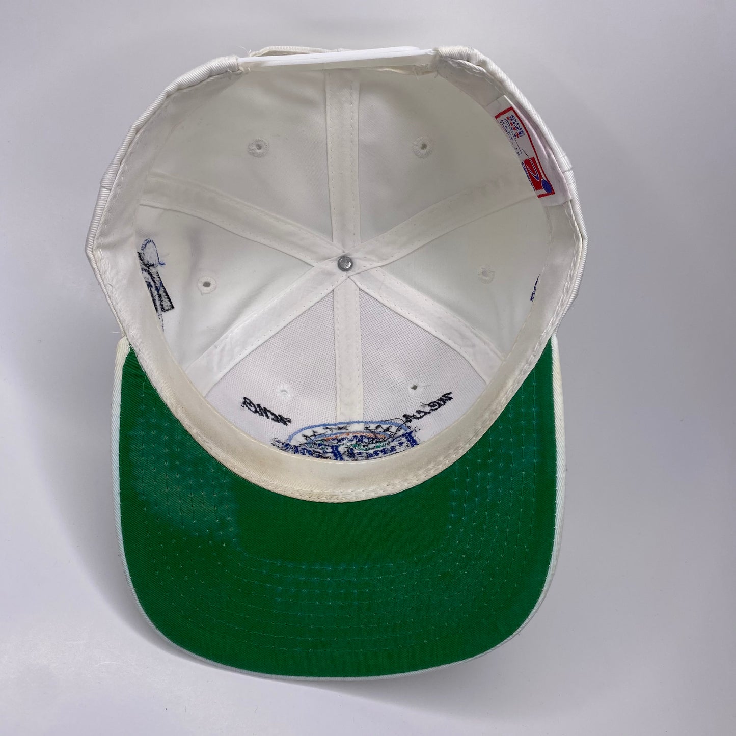 Vintage 1995 Final Four Basketball - UCLA, Arkansas, North Carolina, Oklahoma St Hat
