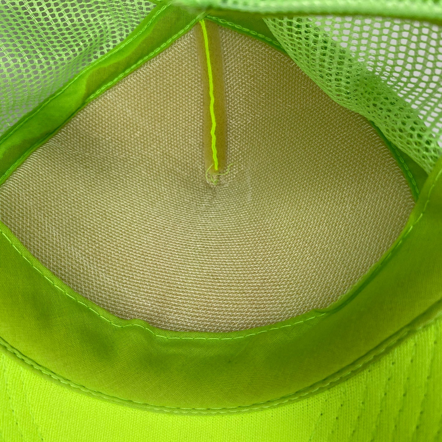 Vintage 90s Delta Zeta Sorority Neon Hat