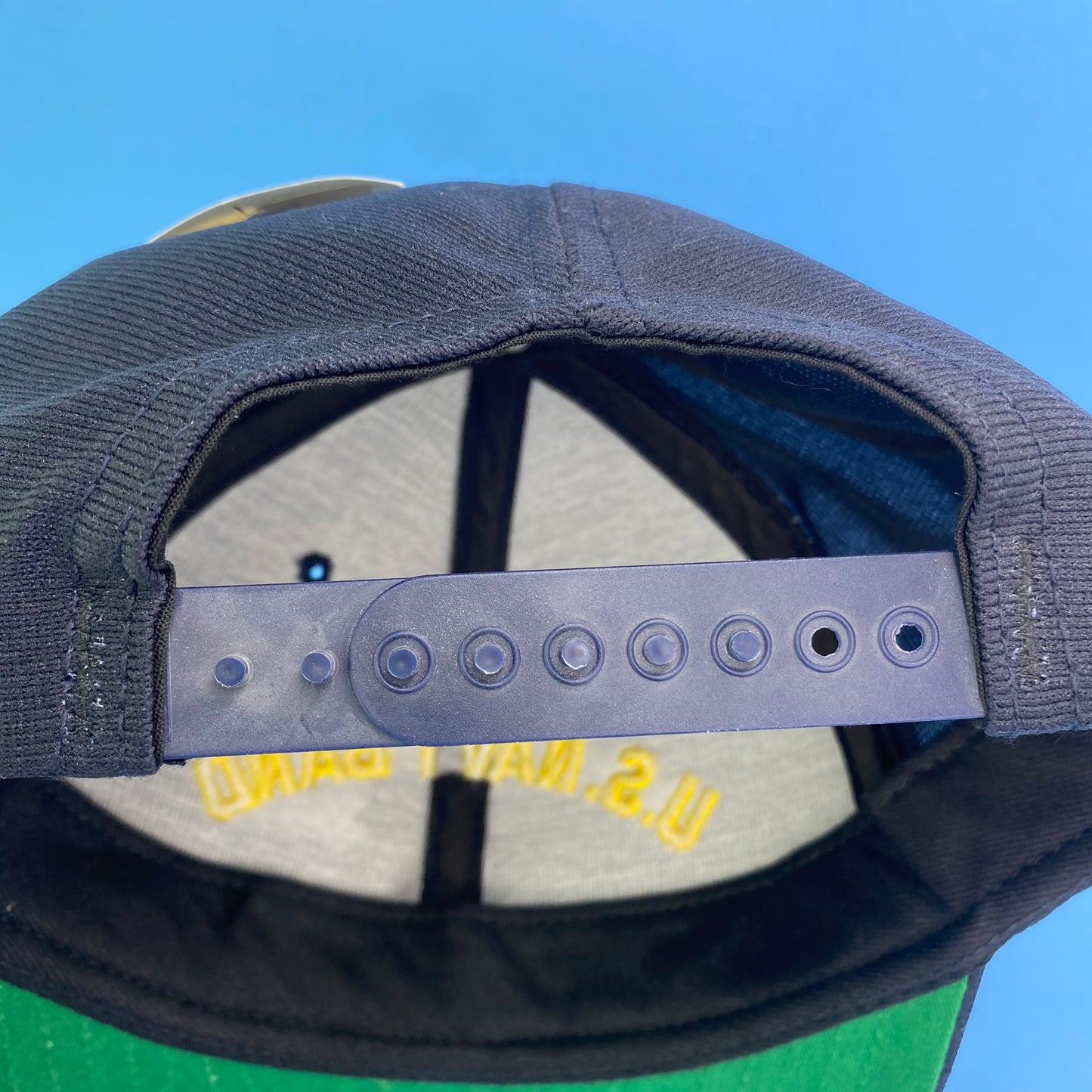 Vintage US Navy Band Naples Italy Military Hat