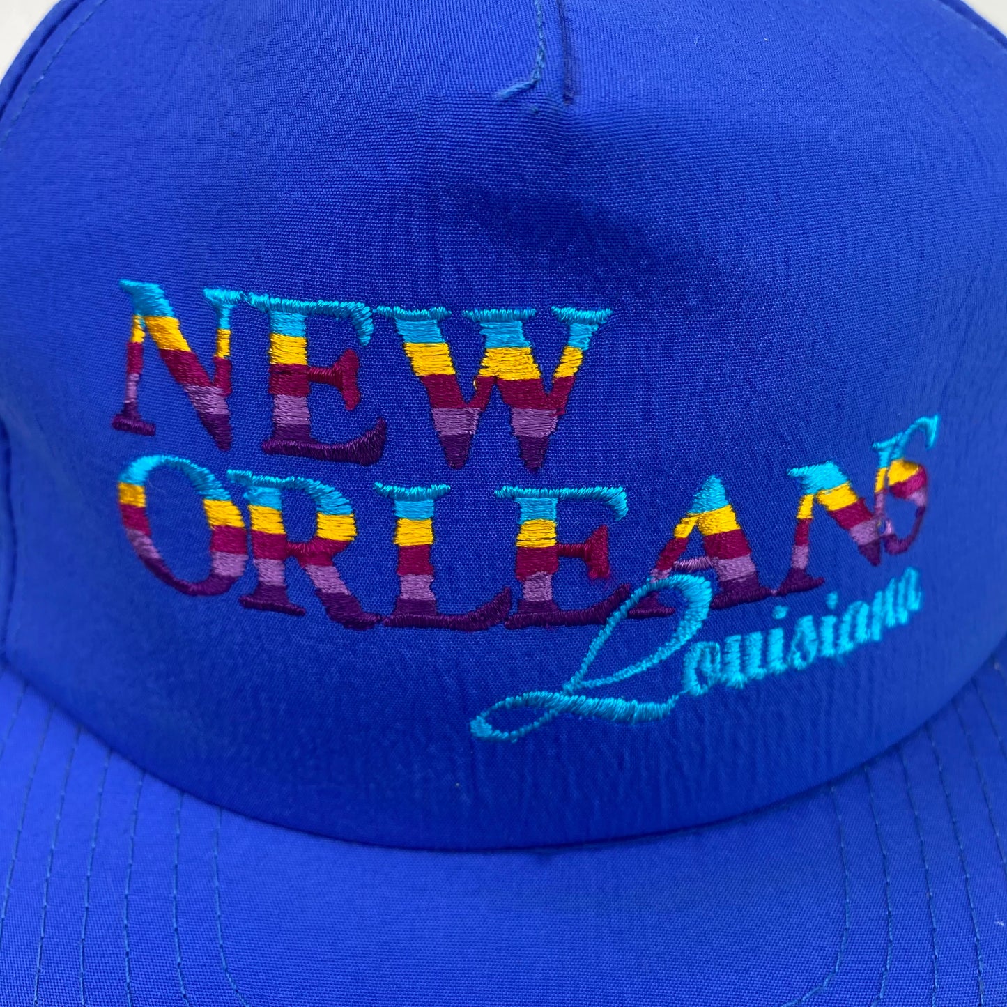 Vintage 90s New Orleans Louisiana Neon Hat