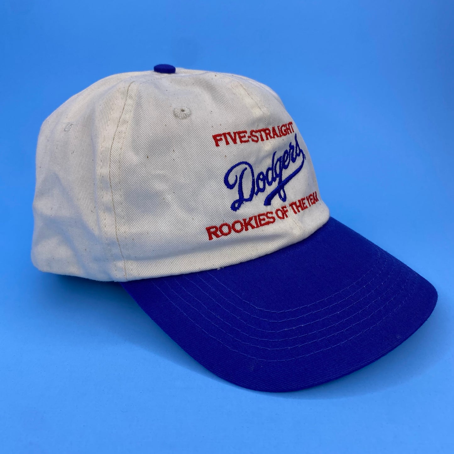 Vintage 90s LA Dodgers 5 Straight Rookie of the Year Hat