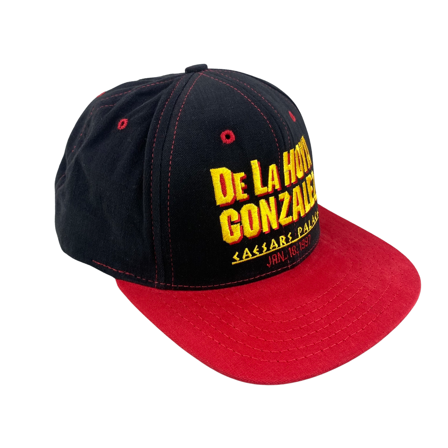 Vintage 90s Oscar De La Hoya vs Miguel Angel Gonzalez Boxing Event Hat