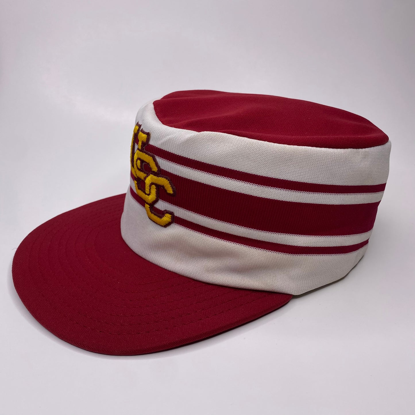 Vintage 80s USC Trojans Pillbox Hat