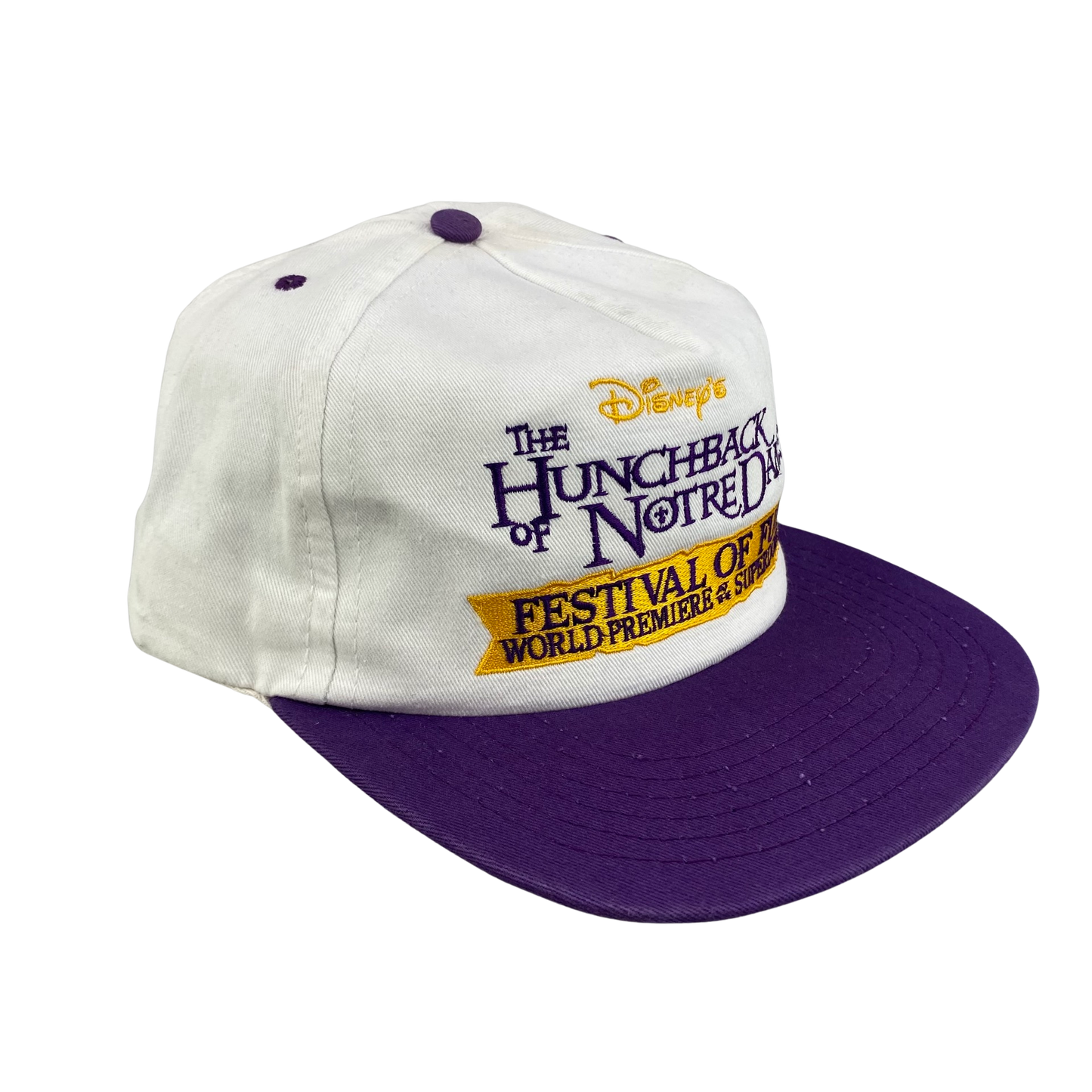 Vintage 90s The Hunchback of Notre Dame (1996) Disney Movie Promo Hat