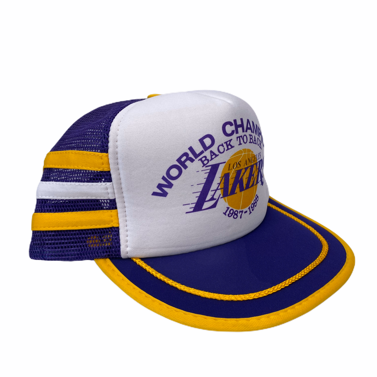 Detroit Pistons LA Lakers 1988 NBA Finals Vintage 80's Trucker