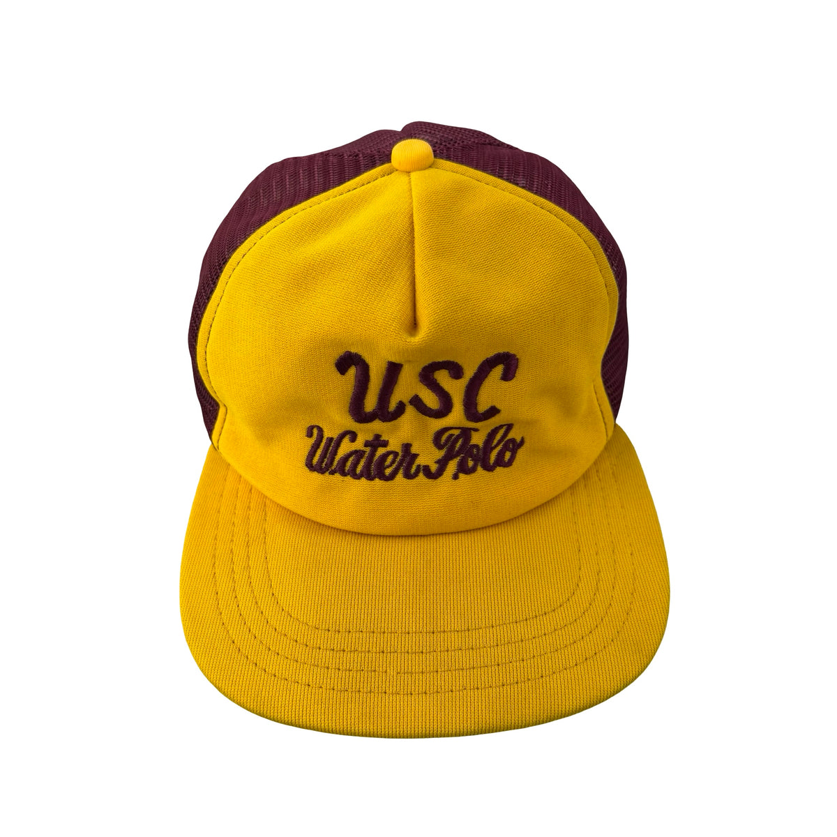Vintage 70s 80s USC Trojans College Water Polo Trucker Hat