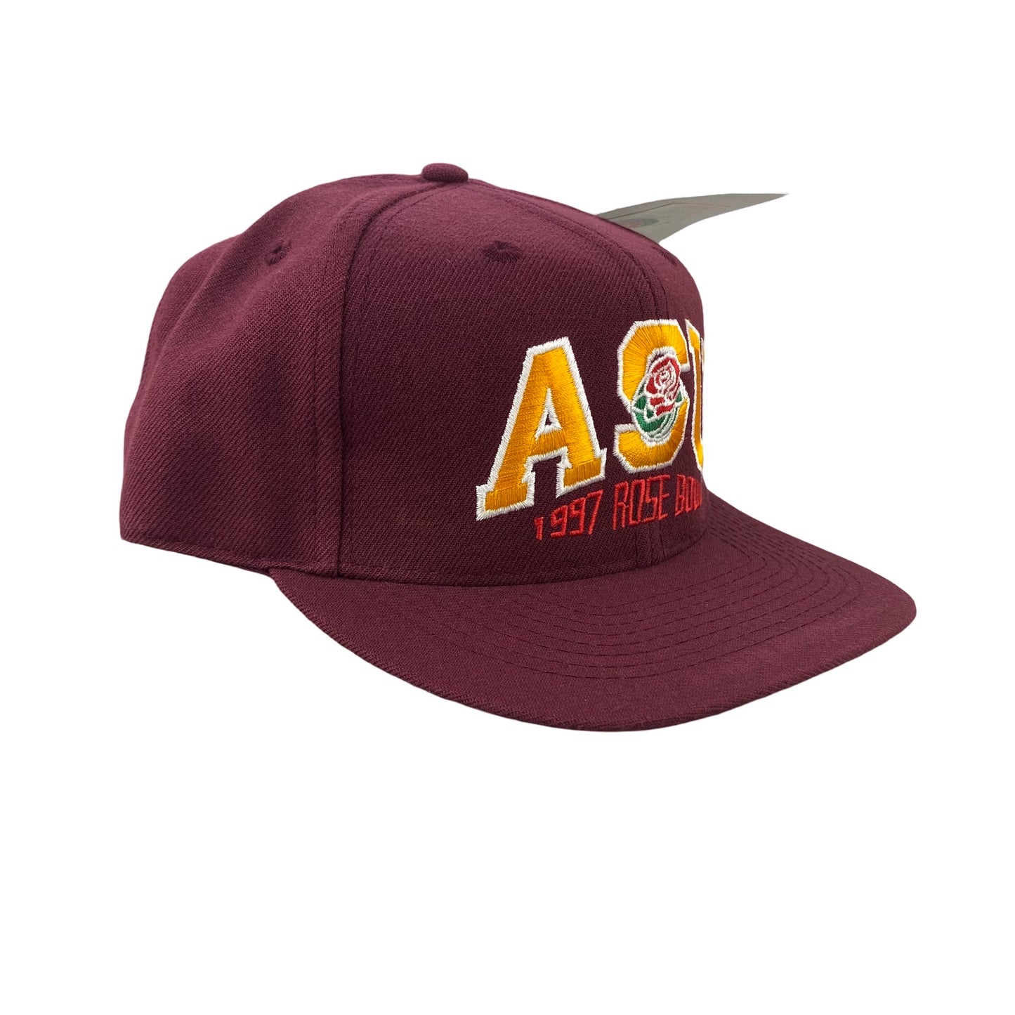 Vintage 90s Arizona St Sun Devils (ASU) 1997 Rose Bowl Football Hat - Gray Snap