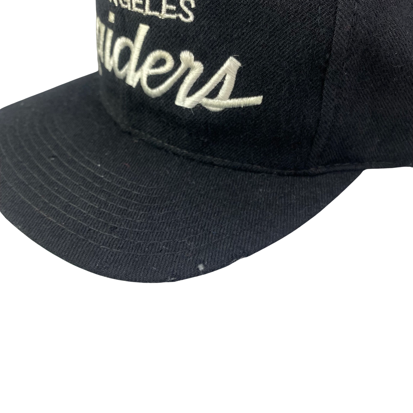 Vintage 90s Los Angeles (LA) Raiders Sports Specialties Script Wool Hat