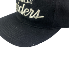 Load image into Gallery viewer, Vintage 90s Los Angeles (LA) Raiders Sports Specialties Script Wool Hat
