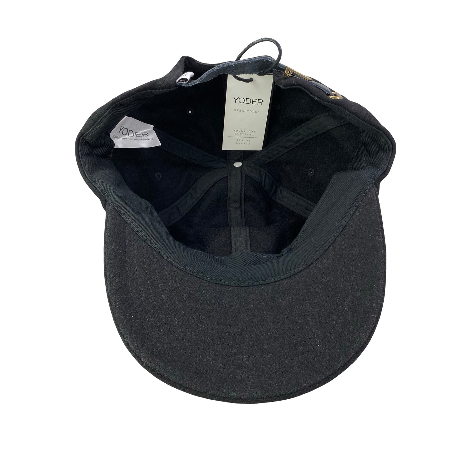 Yoder Blank Black Wool Hat