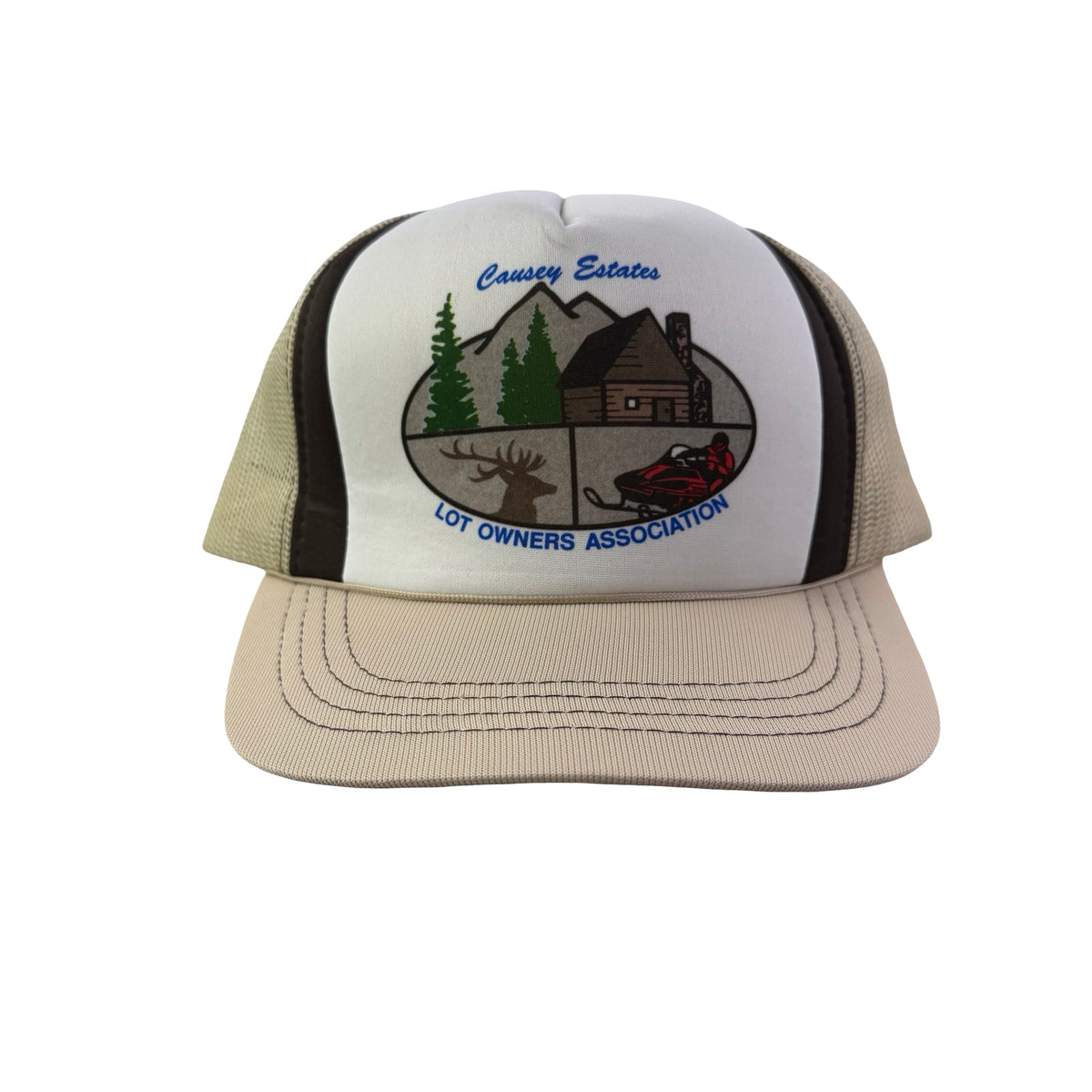 Vintage 90s Causey Estates Trucker Hat
