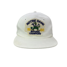 Load image into Gallery viewer, Vintage 80s 1988 Notre Dame Irish College Football National Champions Hat
