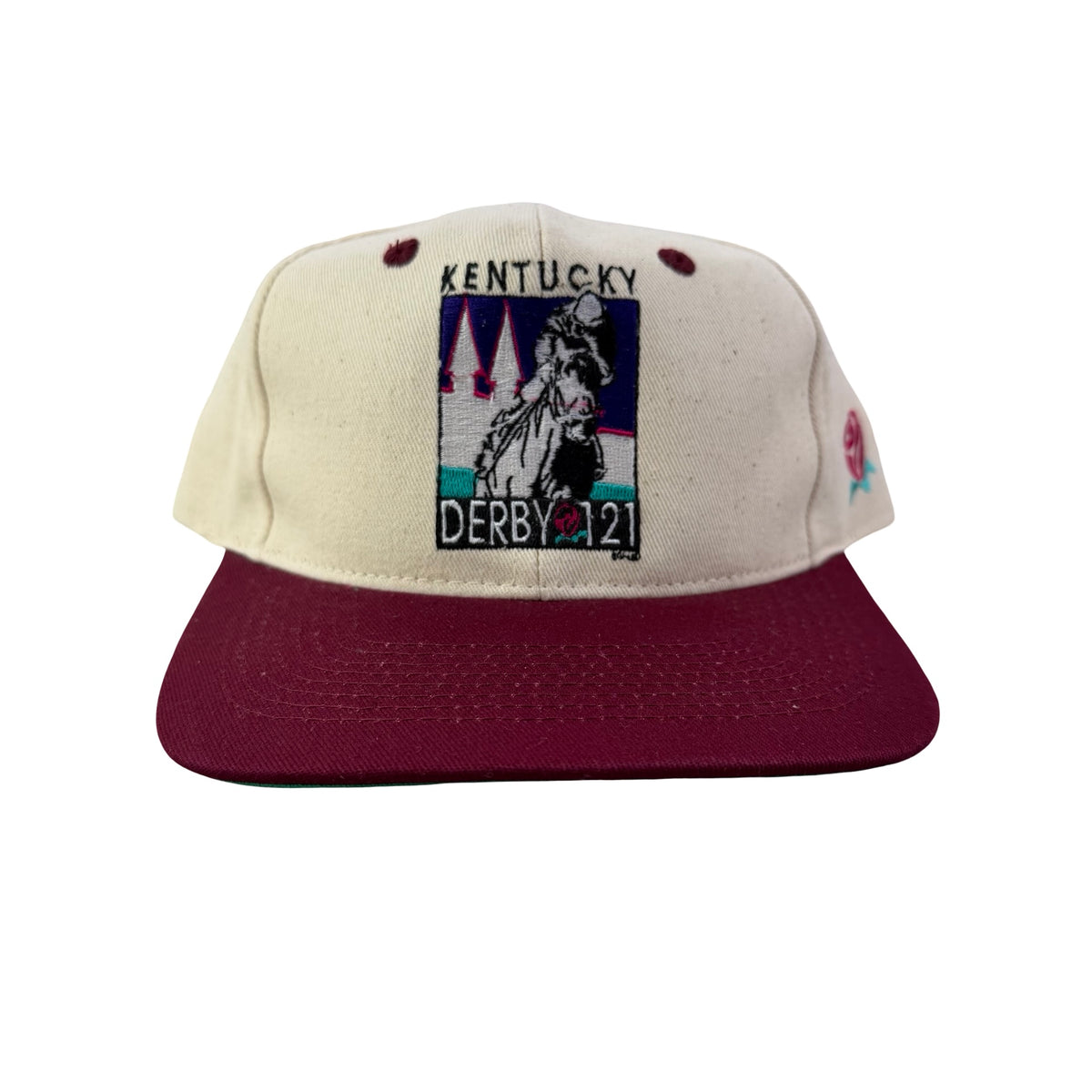 Vintage 90s Kentucky Derby Horse Racing Hat