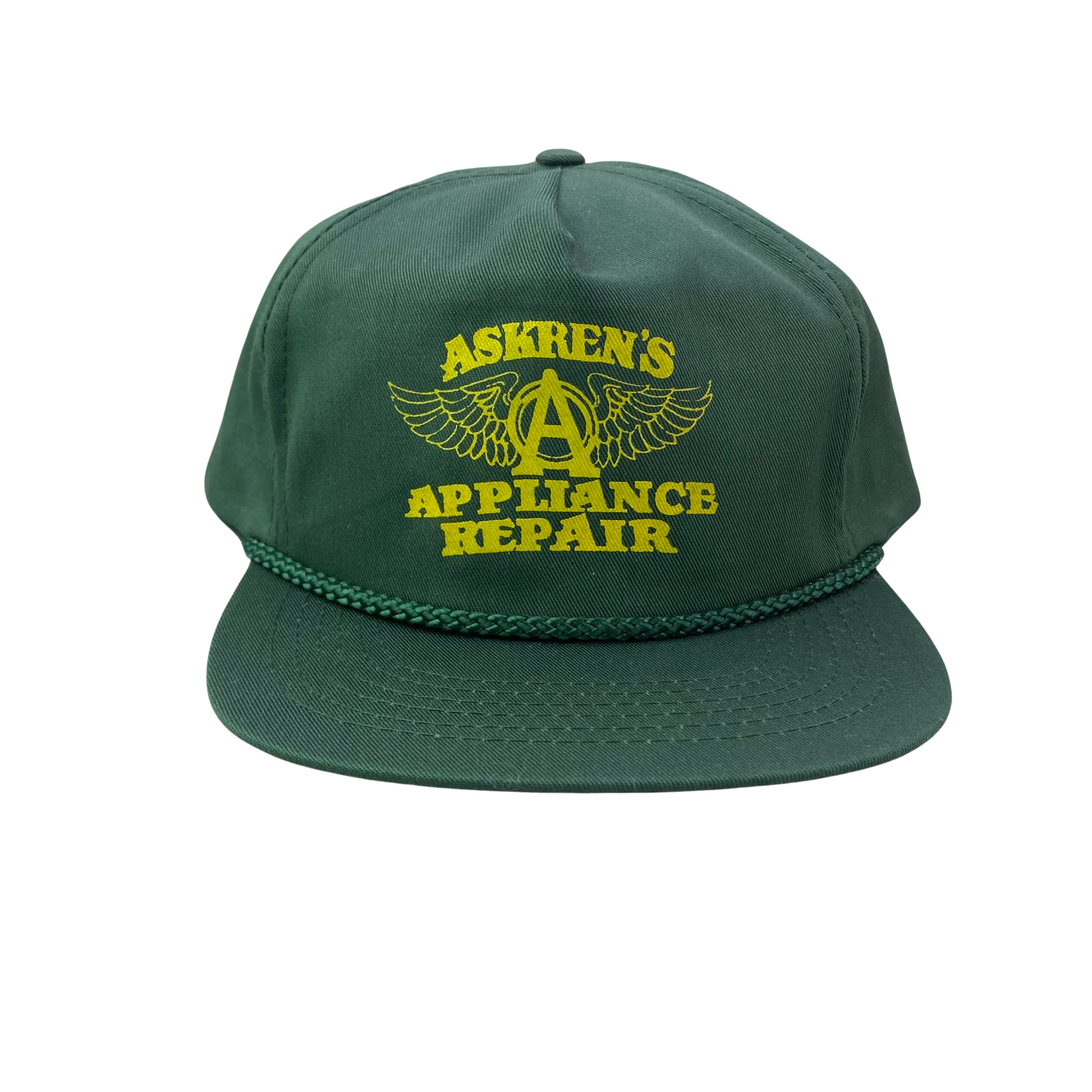 Vintage 90s Cord Rope Hat - Askren’s Appliance Repair