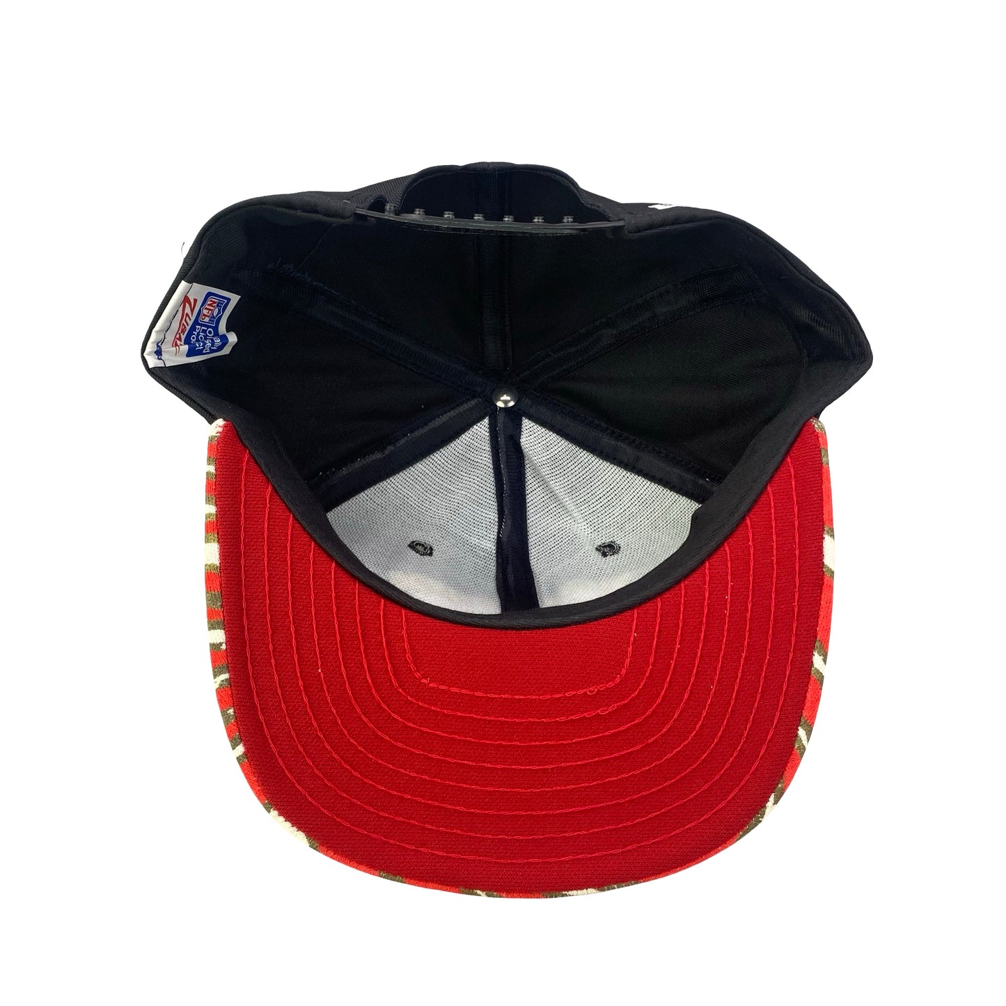 Vintage San Francisco 49ers Zubaz Zebra Stripes Hat