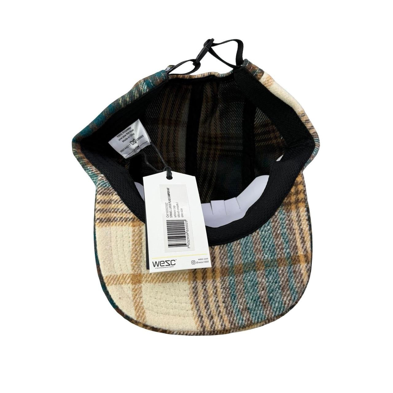 WESC We Are the Superlative Conspiracy 5 panel camper tweed Swedish hat
