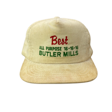 Load image into Gallery viewer, Vintage 80s 90s Best All Purpose Butler Mills Corduroy Hat
