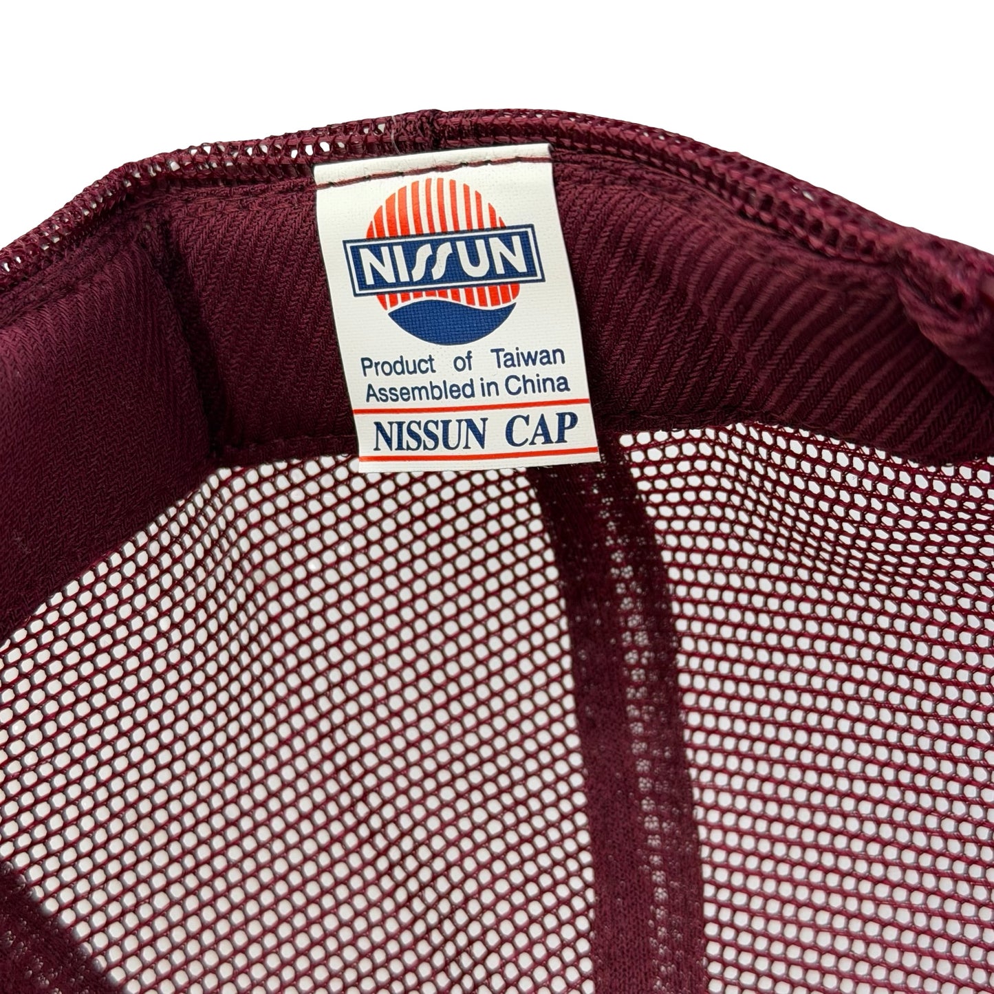 Vintage 2000s Y2K James Brown Trucker Hat - Burgundy