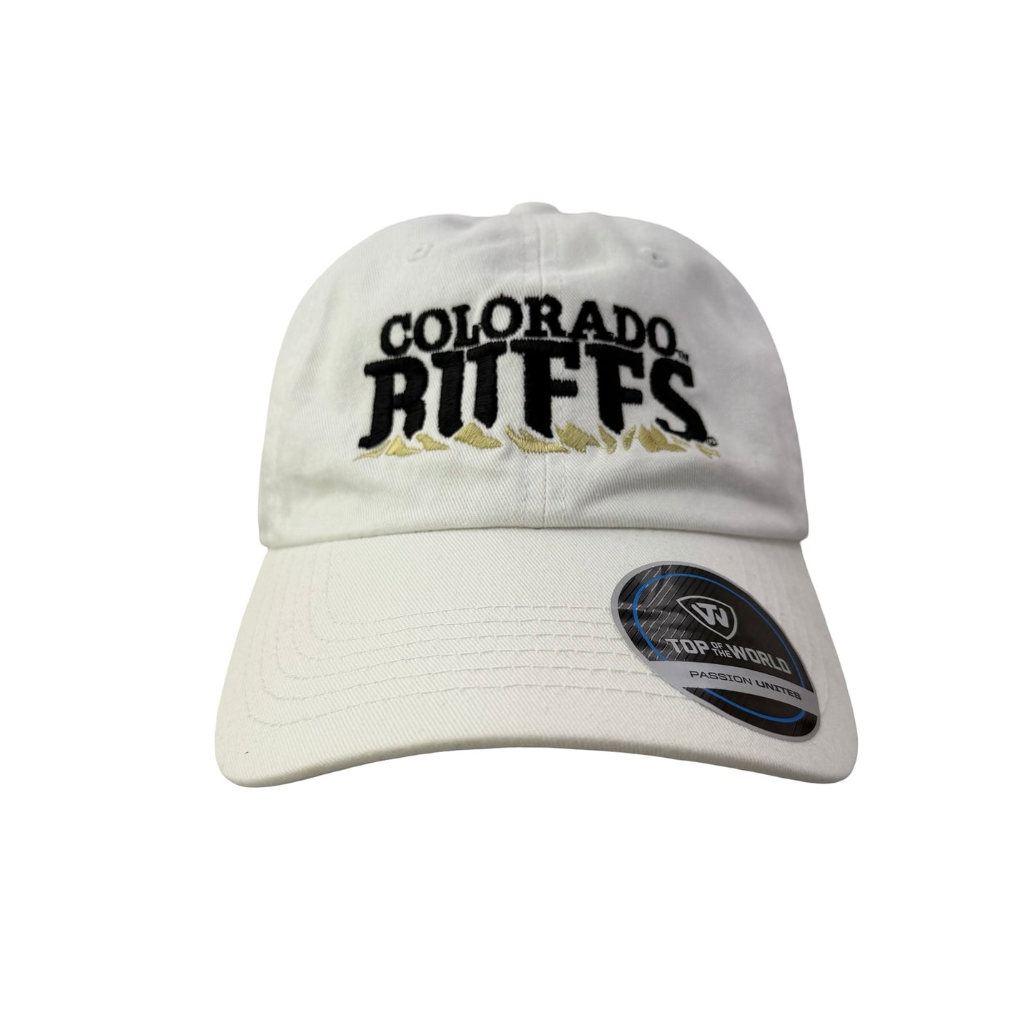 Colorado Buffaloes College Dad Hat - White