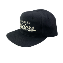 Load image into Gallery viewer, Vintage 90s Los Angeles (LA) Raiders Sports Specialties Script Wool Hat
